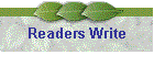 Readers Write